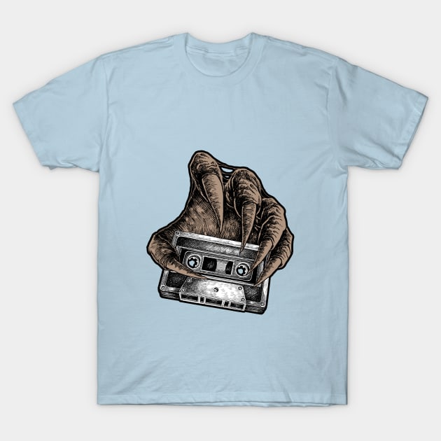 drawing cassette tape T-Shirt by HornArt